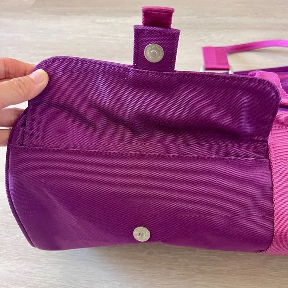 Lululemon Purple & Pink Yoga Mat Duffel Bag VTG with Shoulder Straps - Picture 6 of 11